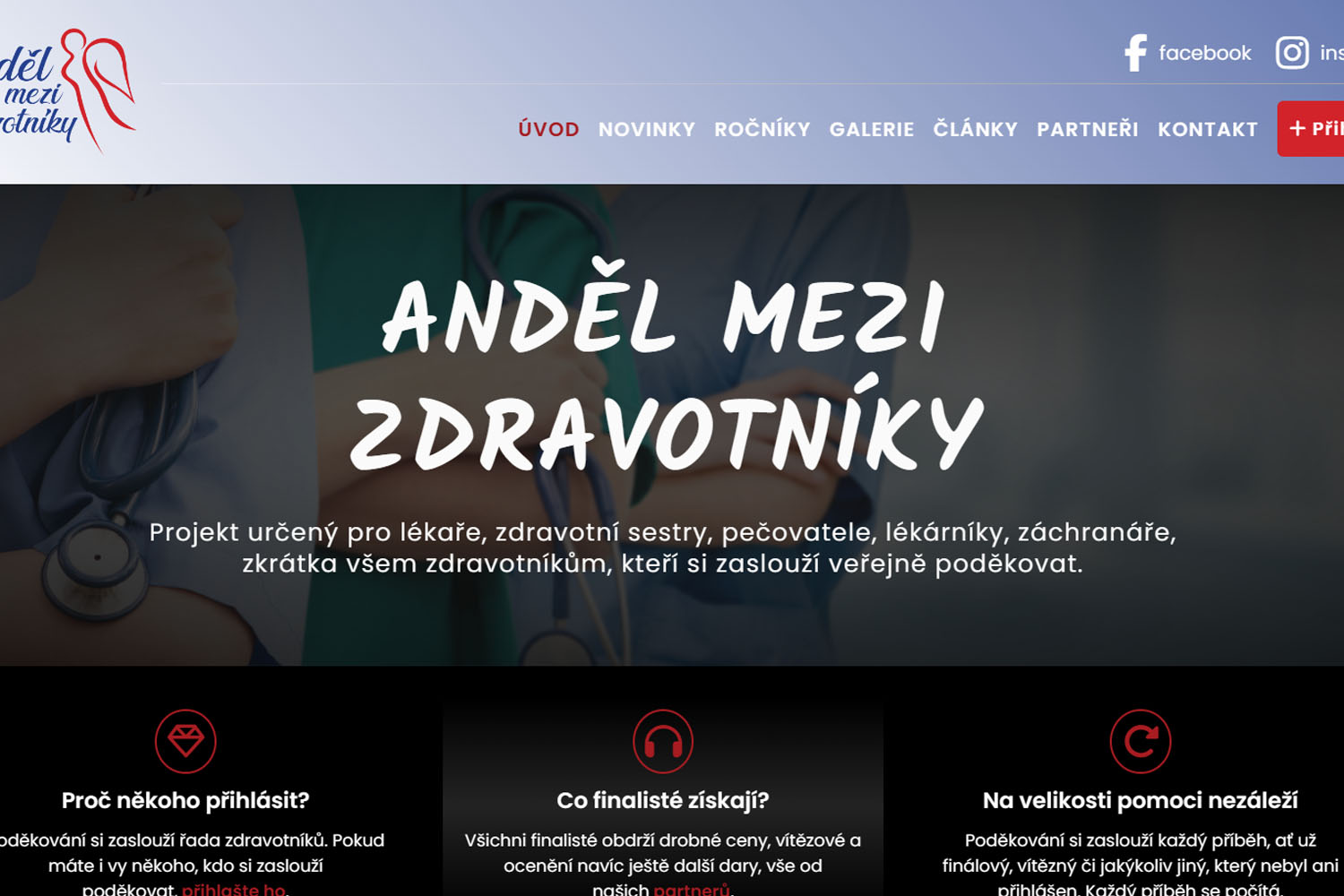 screenshot anděl mezi zdravotníky