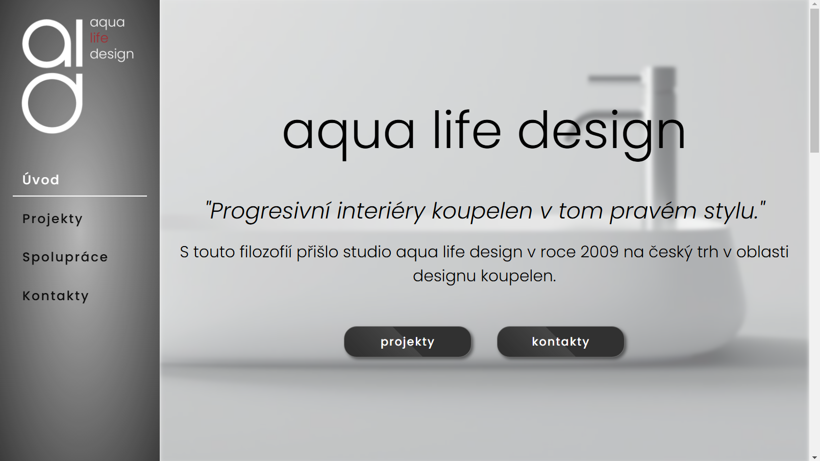 screenshot aqua life design